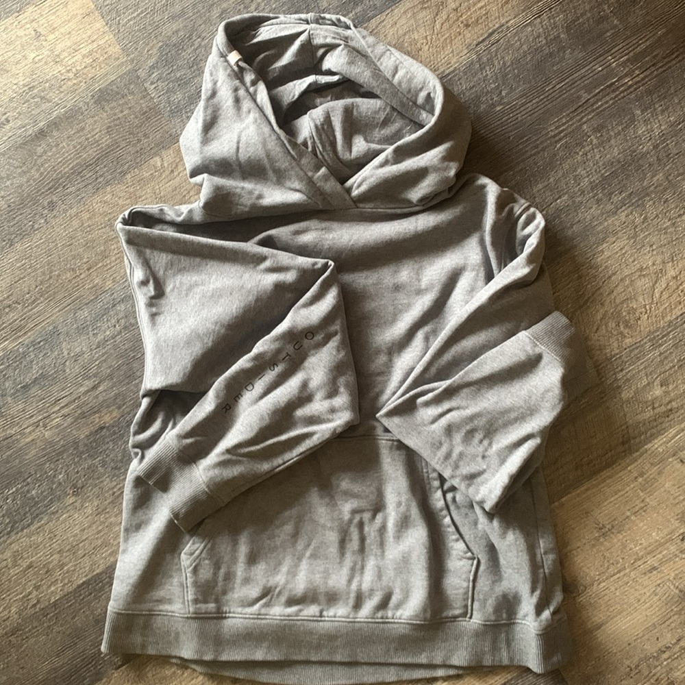 Tentree soft grey hoodie size L